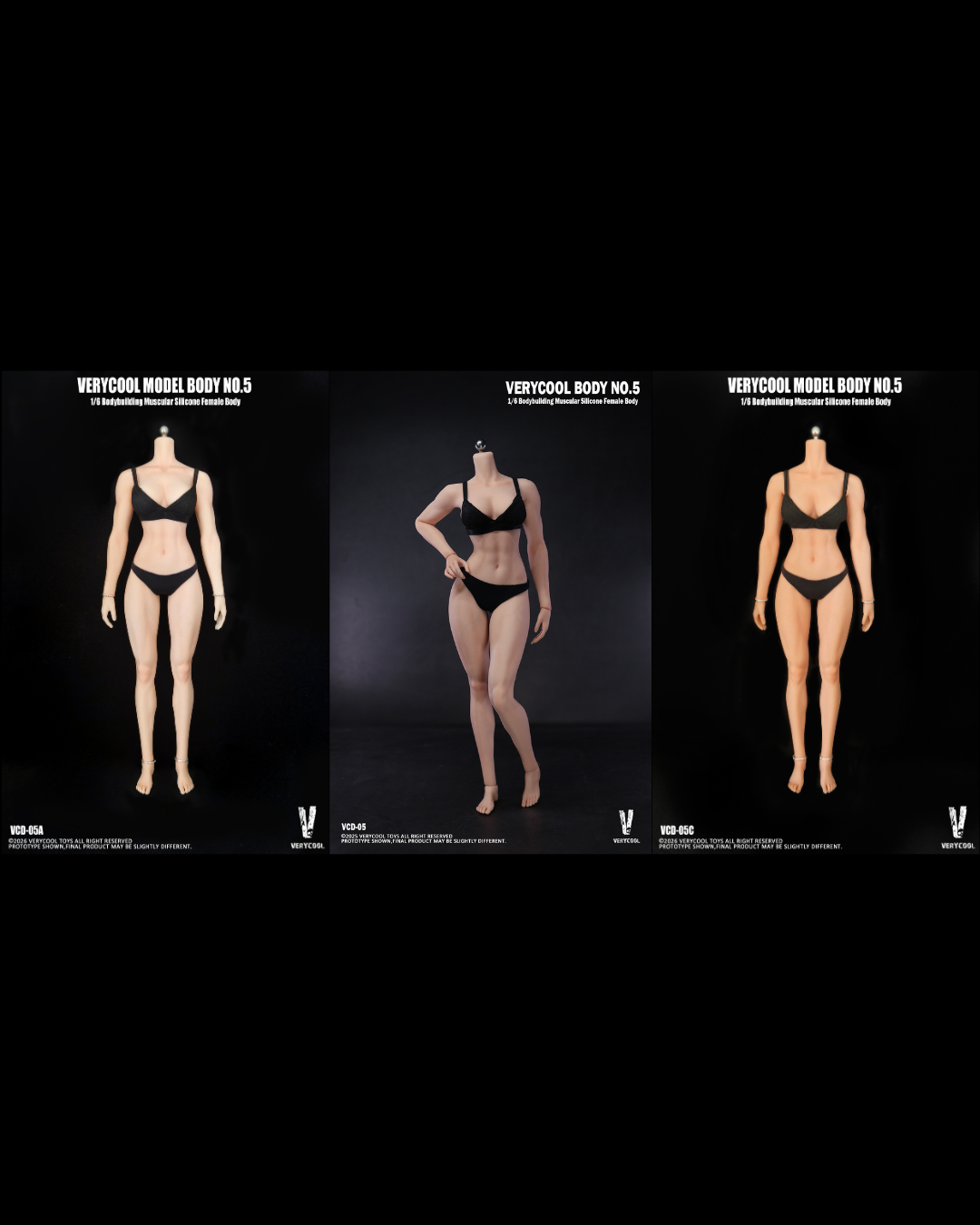 VERYCOOL VCD-05 1/6 Bodybuilding Muscular Silicone Female Figure