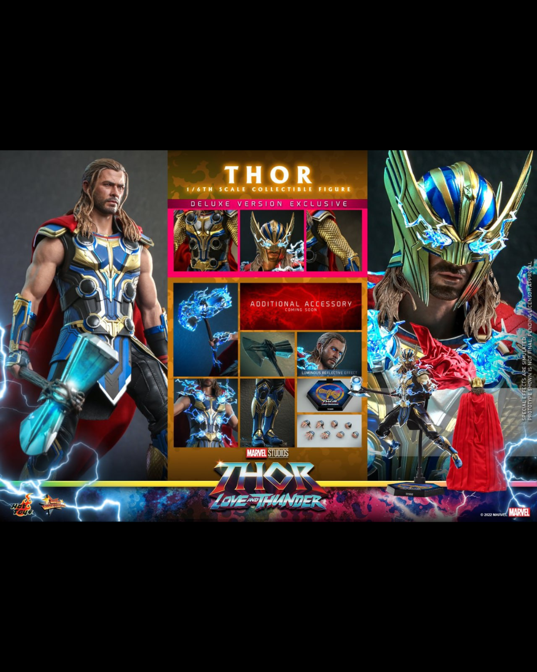 Hot Toys MMS656 1/6 Thor Love and Thunder : Thor (Deluxe version)