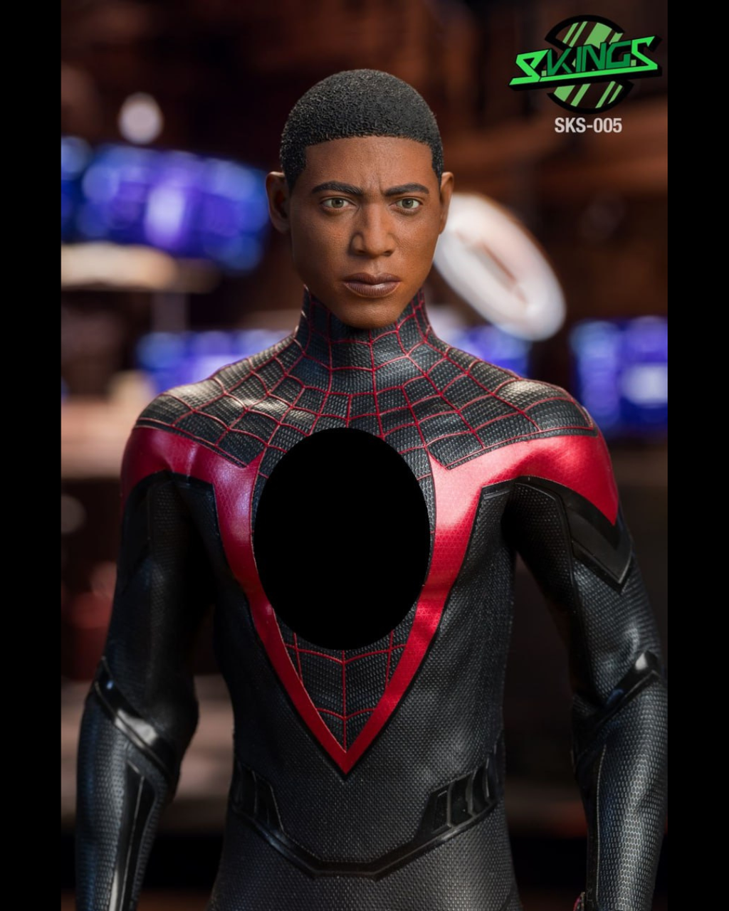 S.KING.S SKS-005 1/6 Miles Morales Head Sculpture