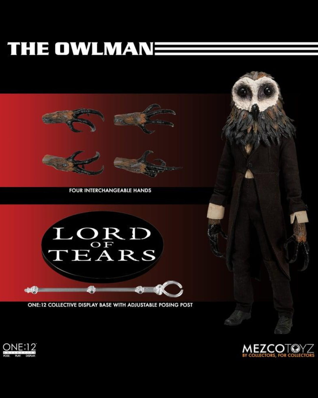 Mezco ONE:12 Collective Lord of Tears : The Owlman