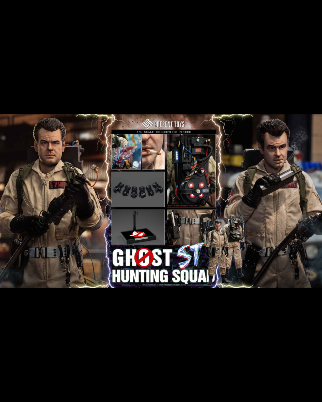 PRESENT TOYS PT-SP77 1/6 Ghost Hunting Squad Stantz