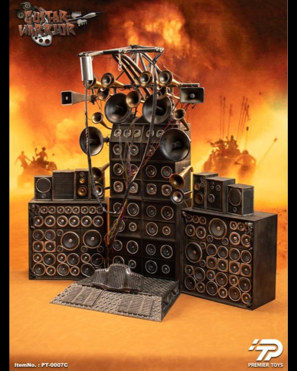PREMIER TOYS PT0007C 1/6 Speaker Stack for Guitar Warrior