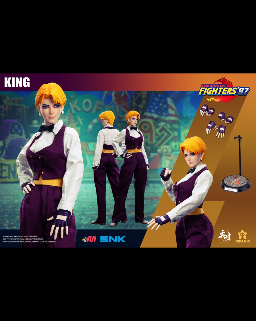 TUNSHI STUDIO TS-XZZ-006 1/6 The King of Fighters '97 King