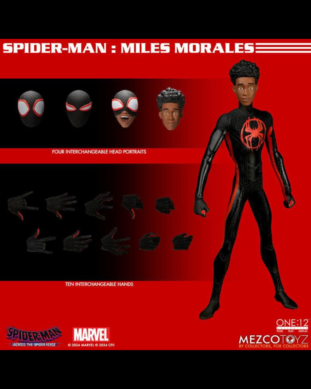 Mezco Toyz ONE:12 Collective Spider-Man Miles Morales