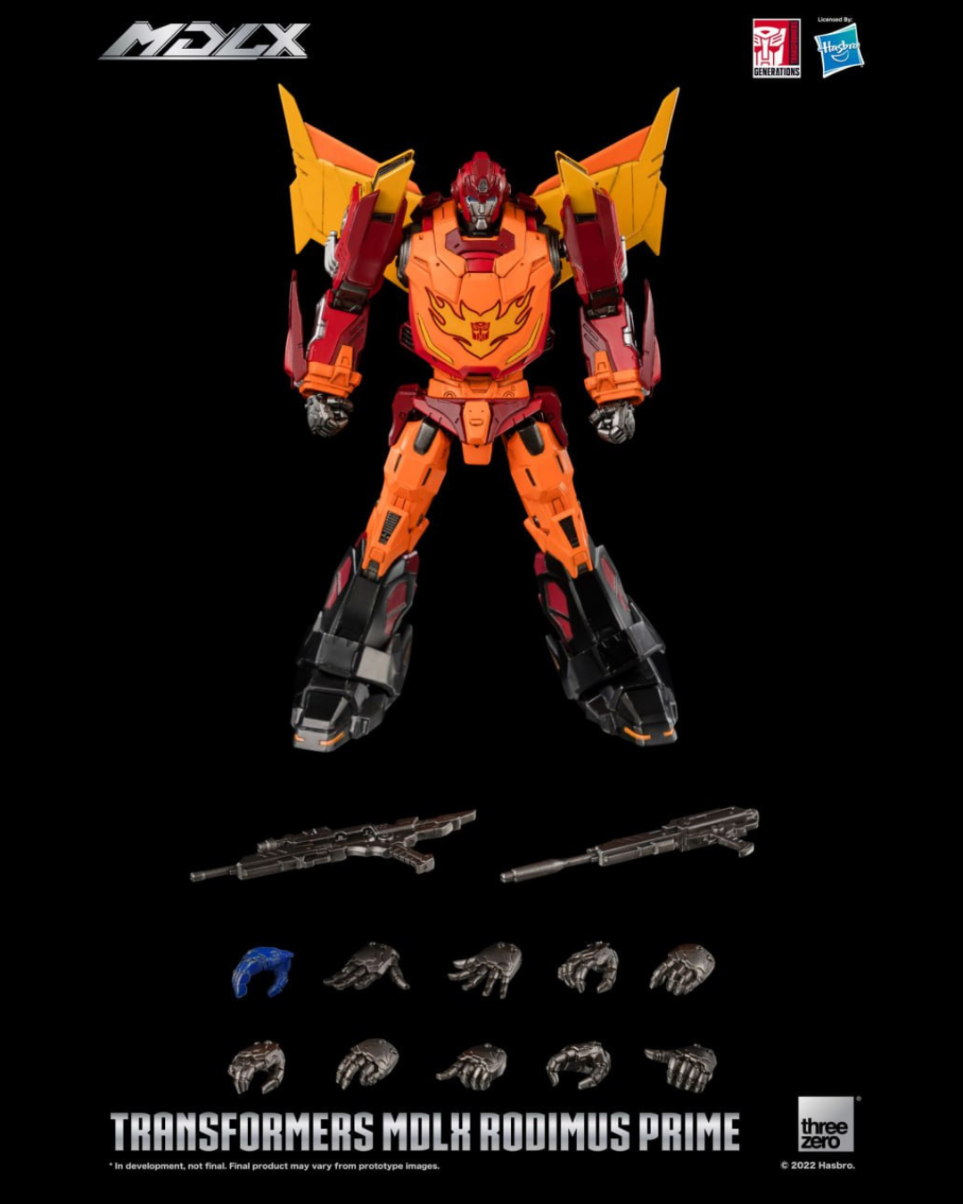 Threezero 3Z0345 Transformers – MDLX Rodimus Prime