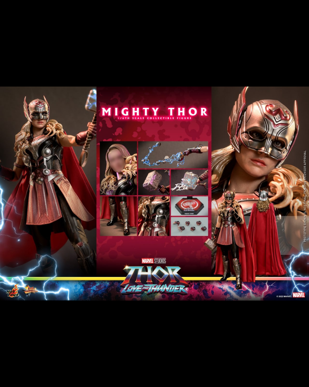 Hot Toys MMS663 1/6 Thor Love and Thunder : Mighty Thor