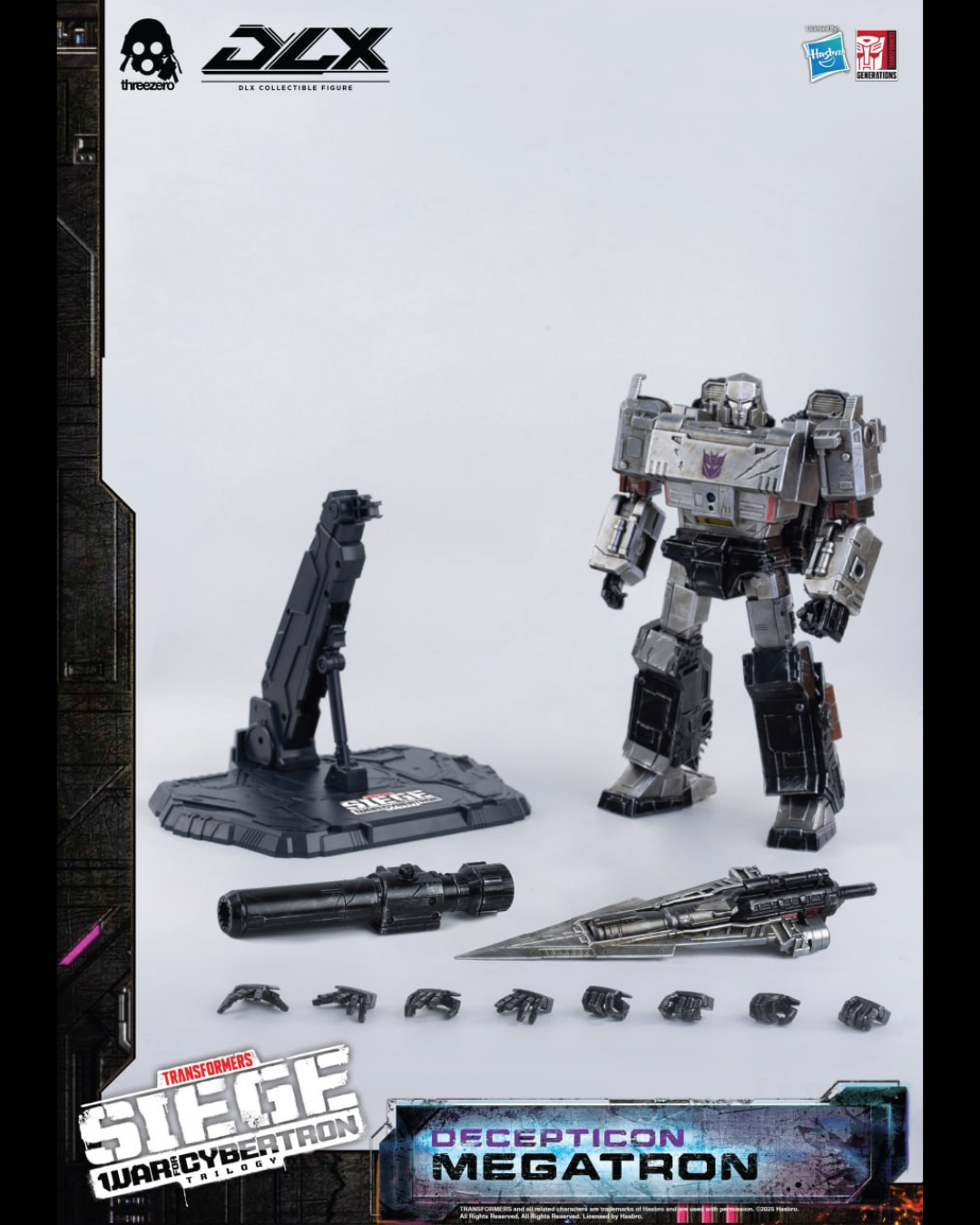 Threezero 3Z0203 Transformers War for Cybertron Trilogy - DLX Megatron