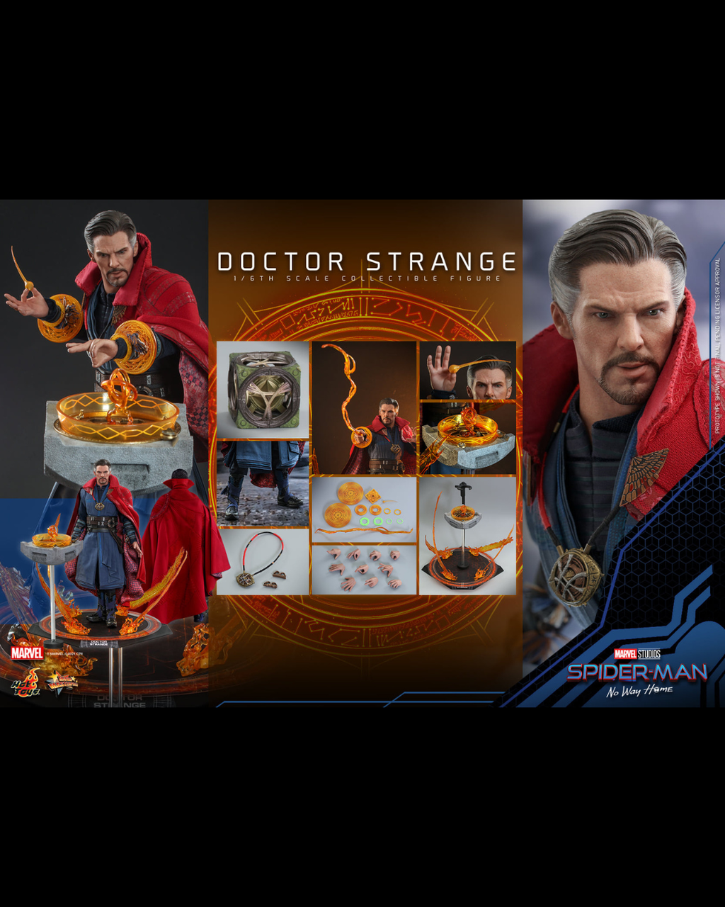 Hot Toys MMS629 1/6 Spiderman No Way Home : Doctor Strange