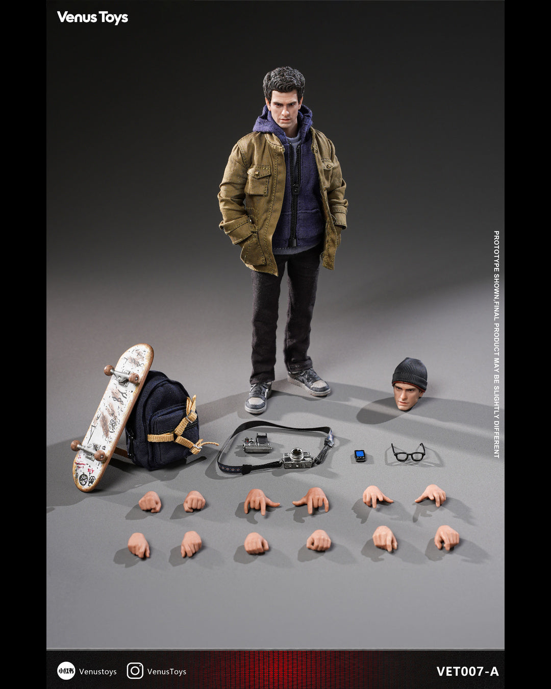 Venus Toys VET007-A 1/12 Night Vigilante (Brown Jacket)