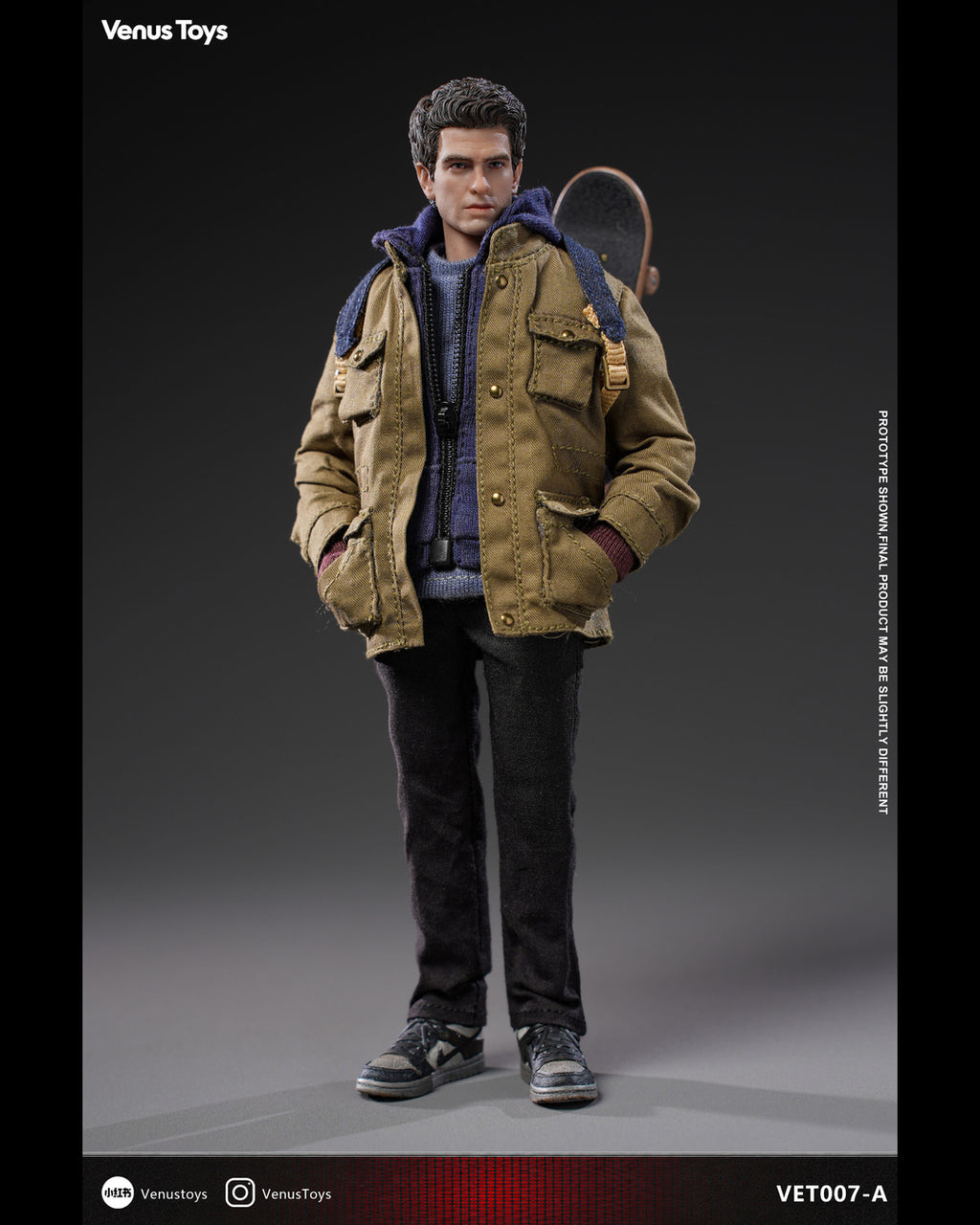 Venus Toys VET007-A 1/12 Night Vigilante (Brown Jacket)