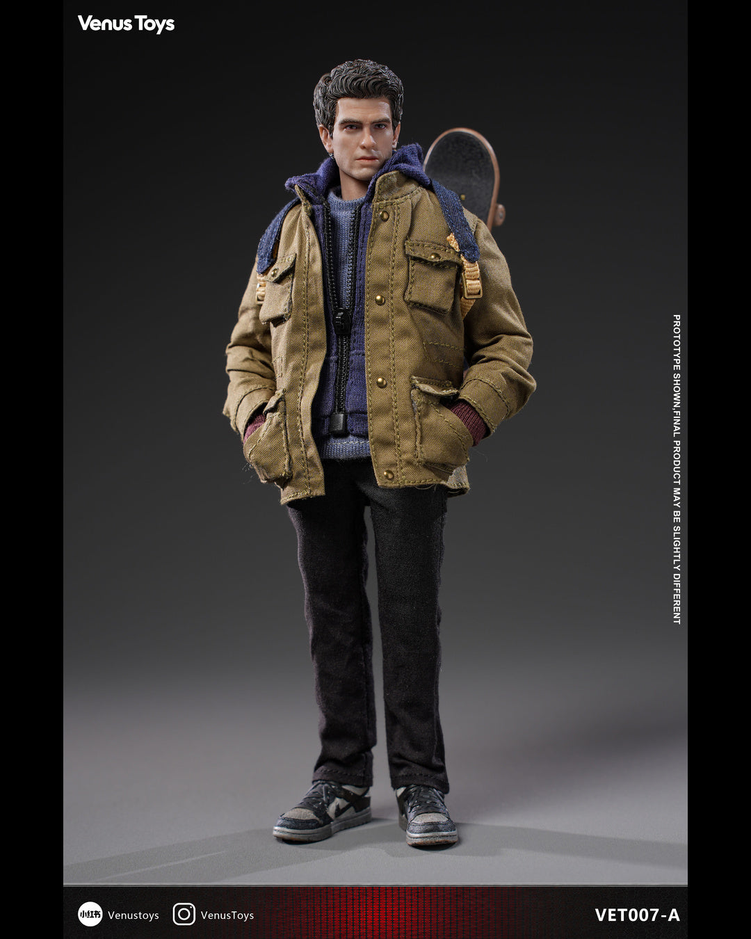 Venus Toys VET007-A 1/12 Night Vigilante (Brown Jacket)