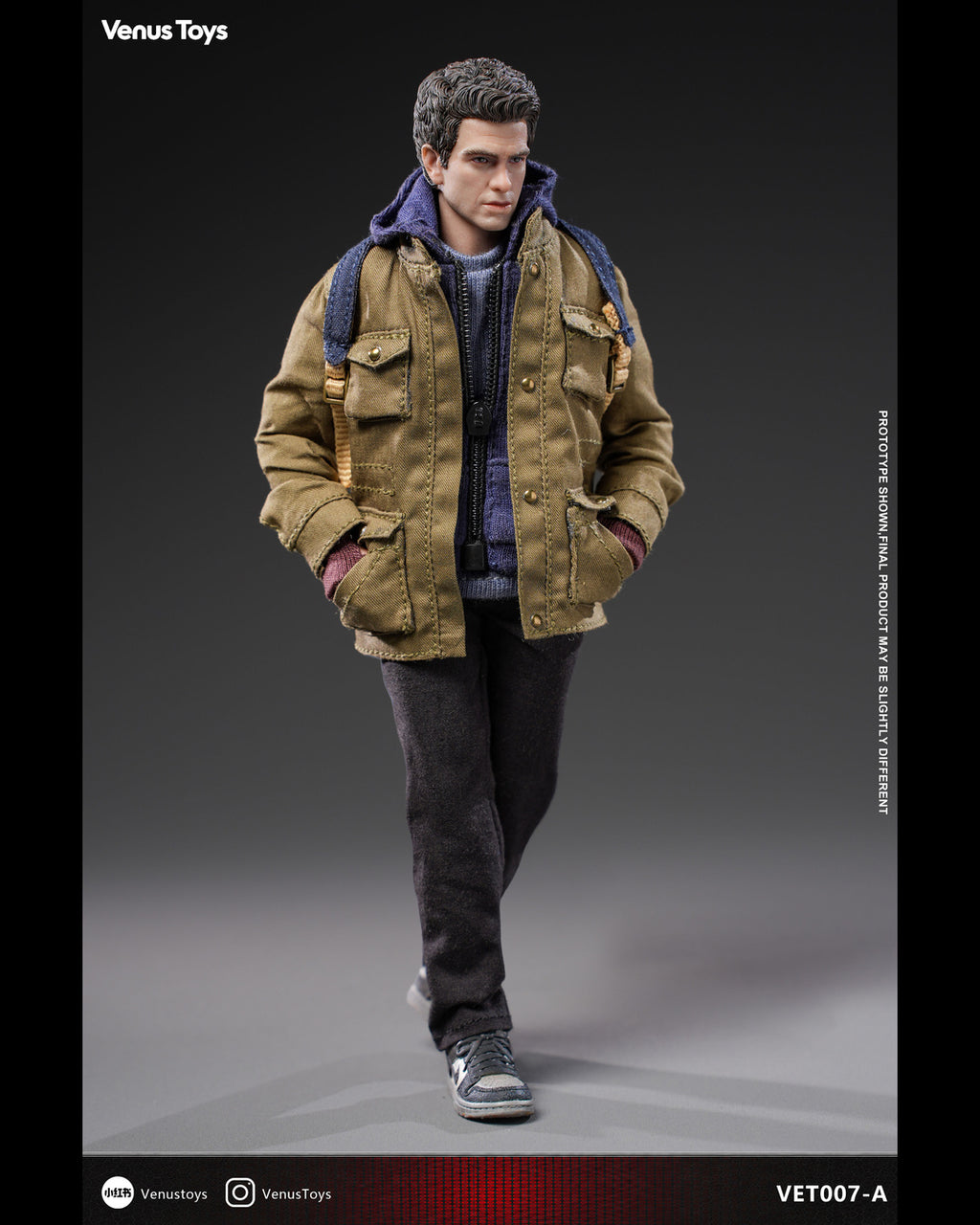 Venus Toys VET007-A 1/12 Night Vigilante (Brown Jacket)