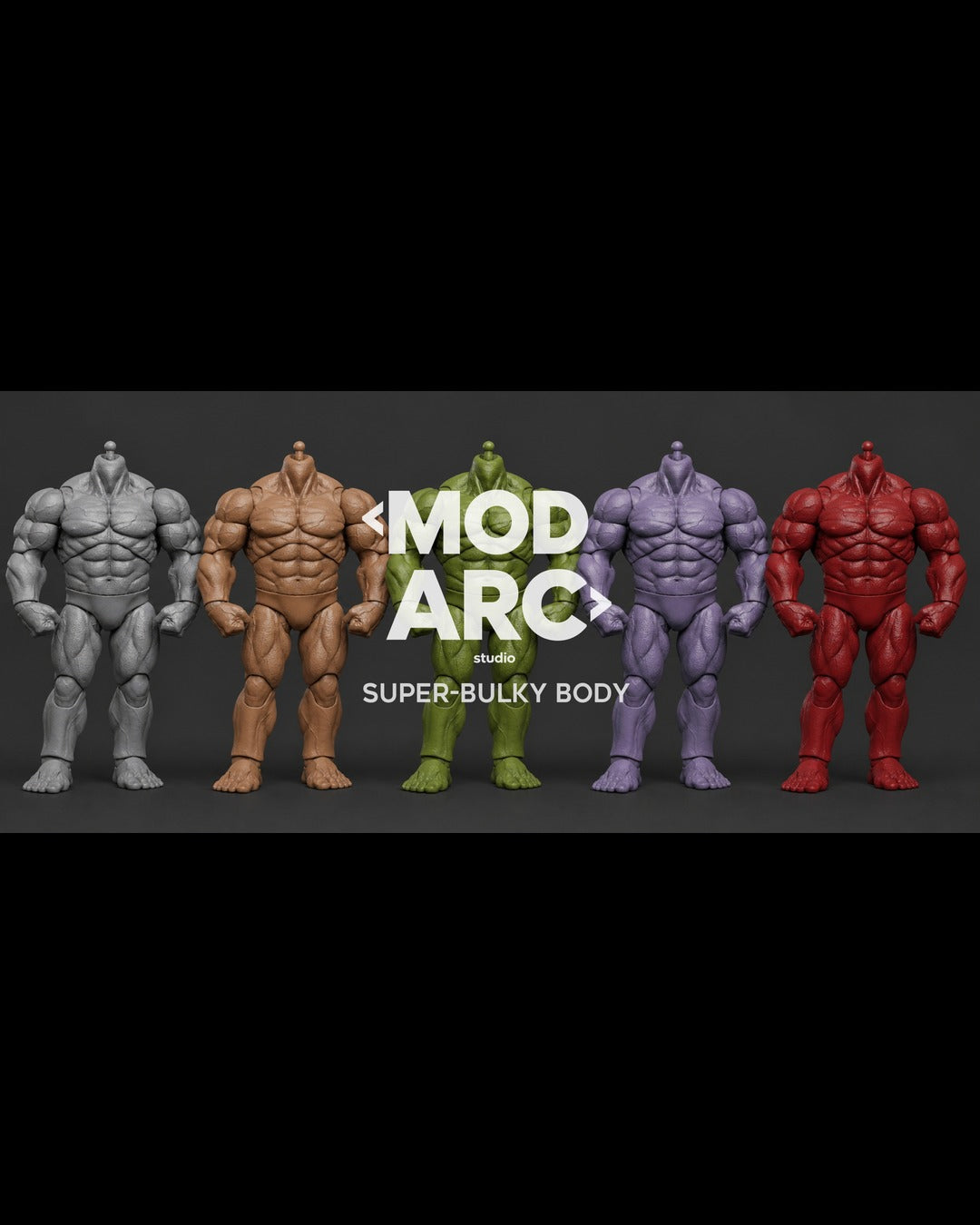 MODARC Studio 1/12 Super‑Bulky Articulated Body