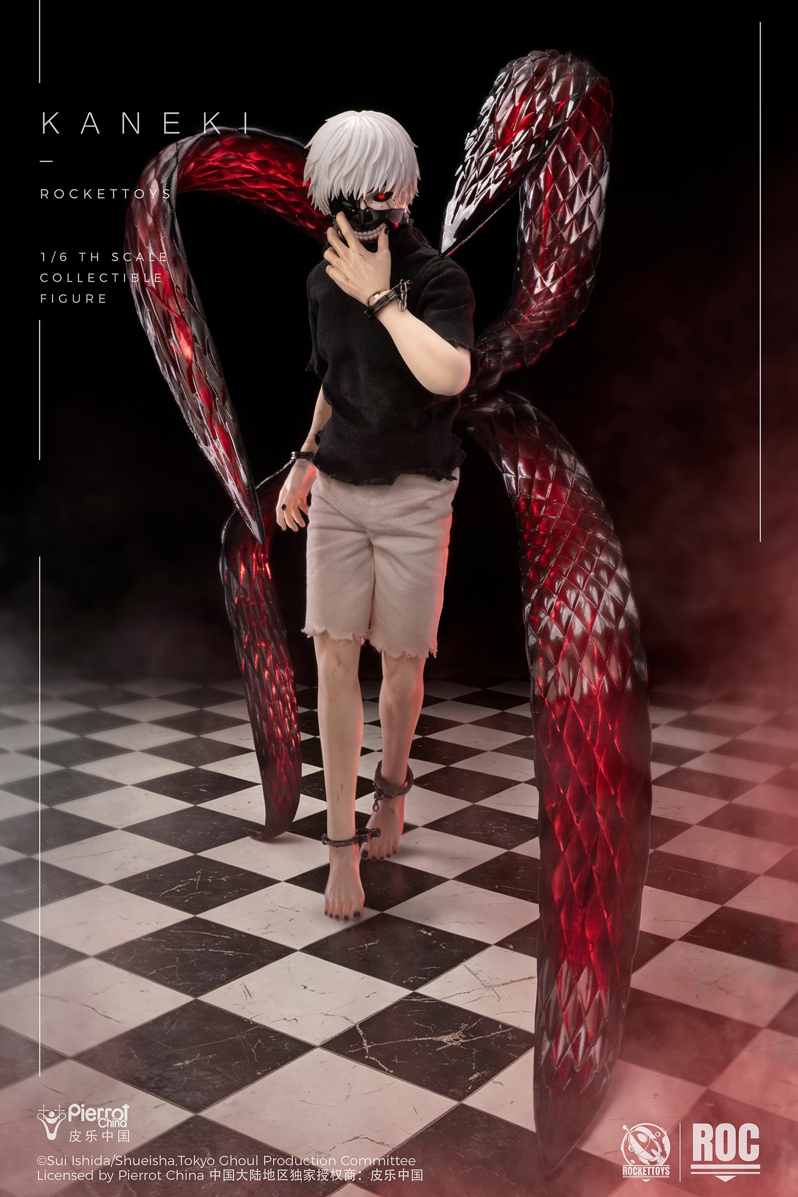 Rocket Toys ROC-024 1/6 Ken Kaneki (Awakened Ver.)