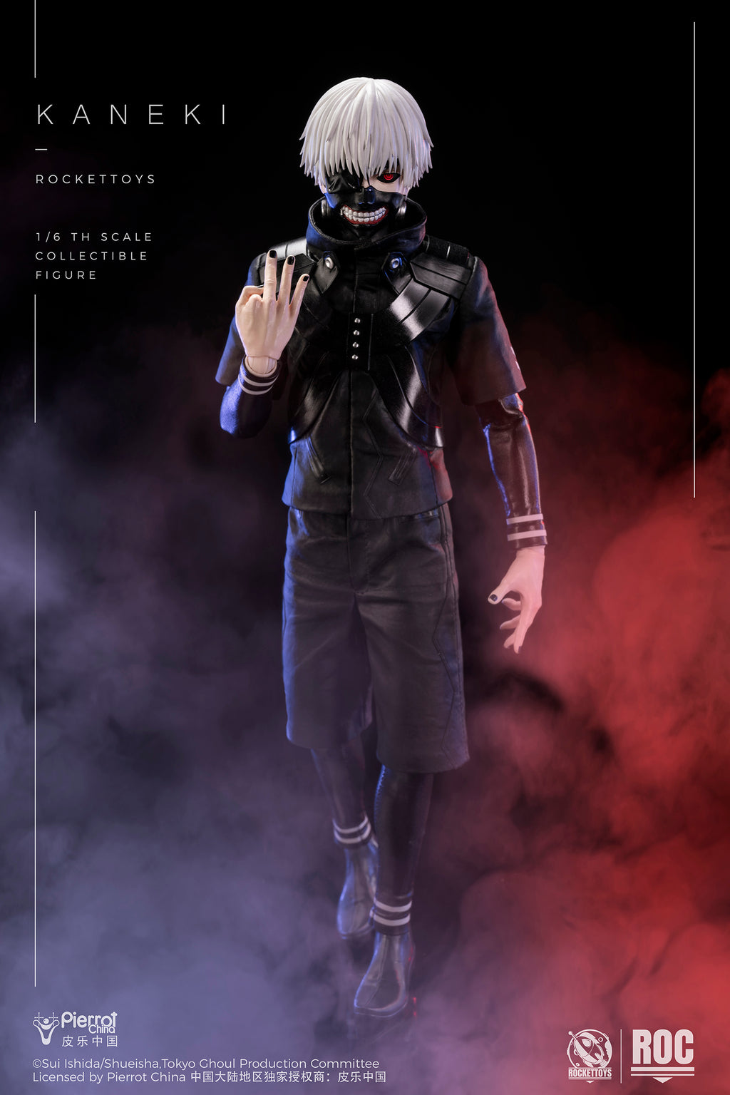 Rocket Toys ROC-025 1/6 Ken Kaneki (Combat Ver.)