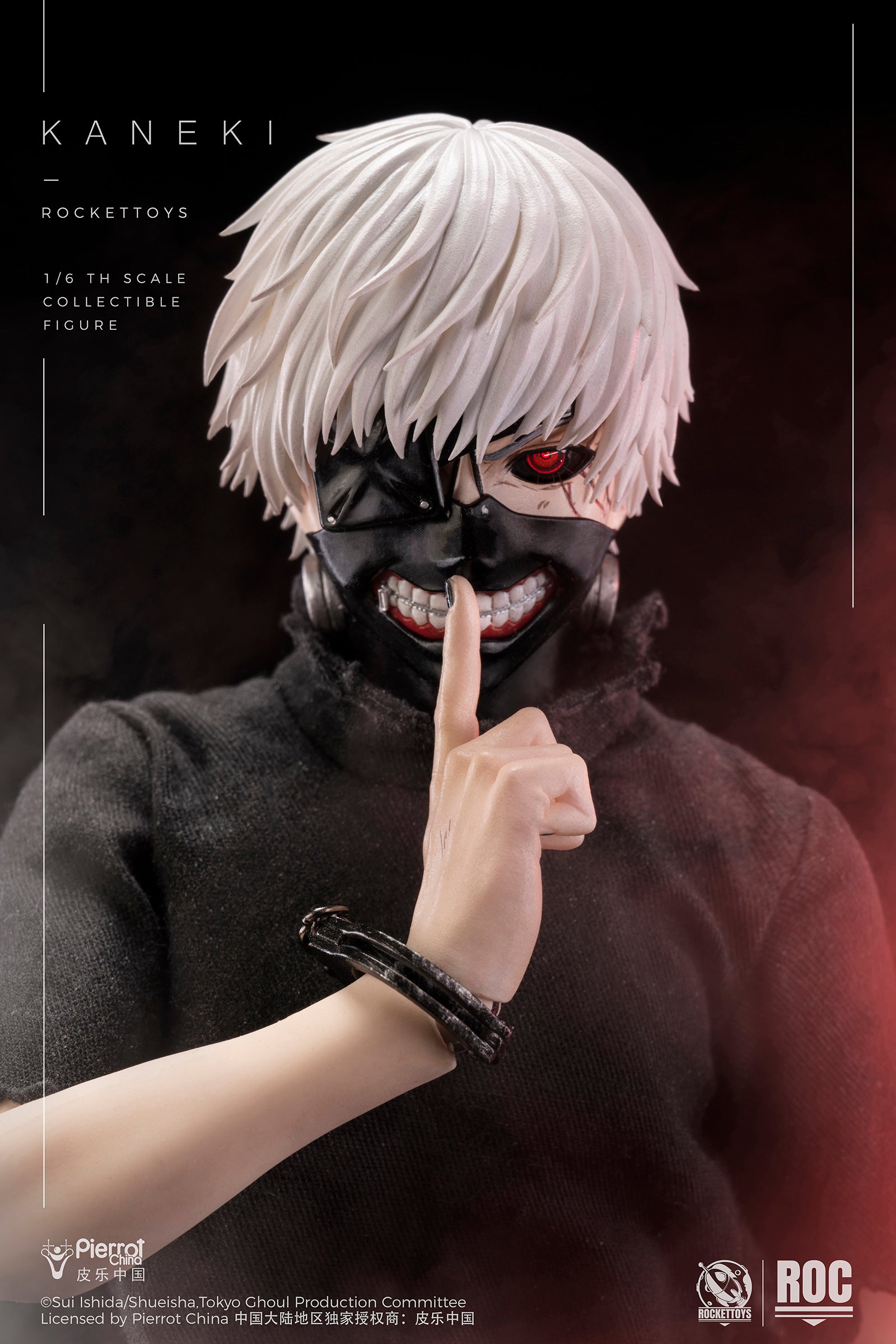 Rocket Toys ROC-024 1/6 Ken Kaneki (Awakened Ver.)
