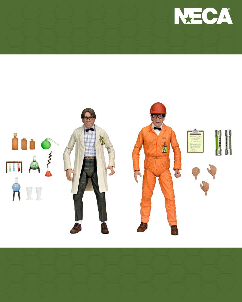 NECA Exclusive 7" TMNT Professor Perry 2-Pack (Secret of the Ooze)