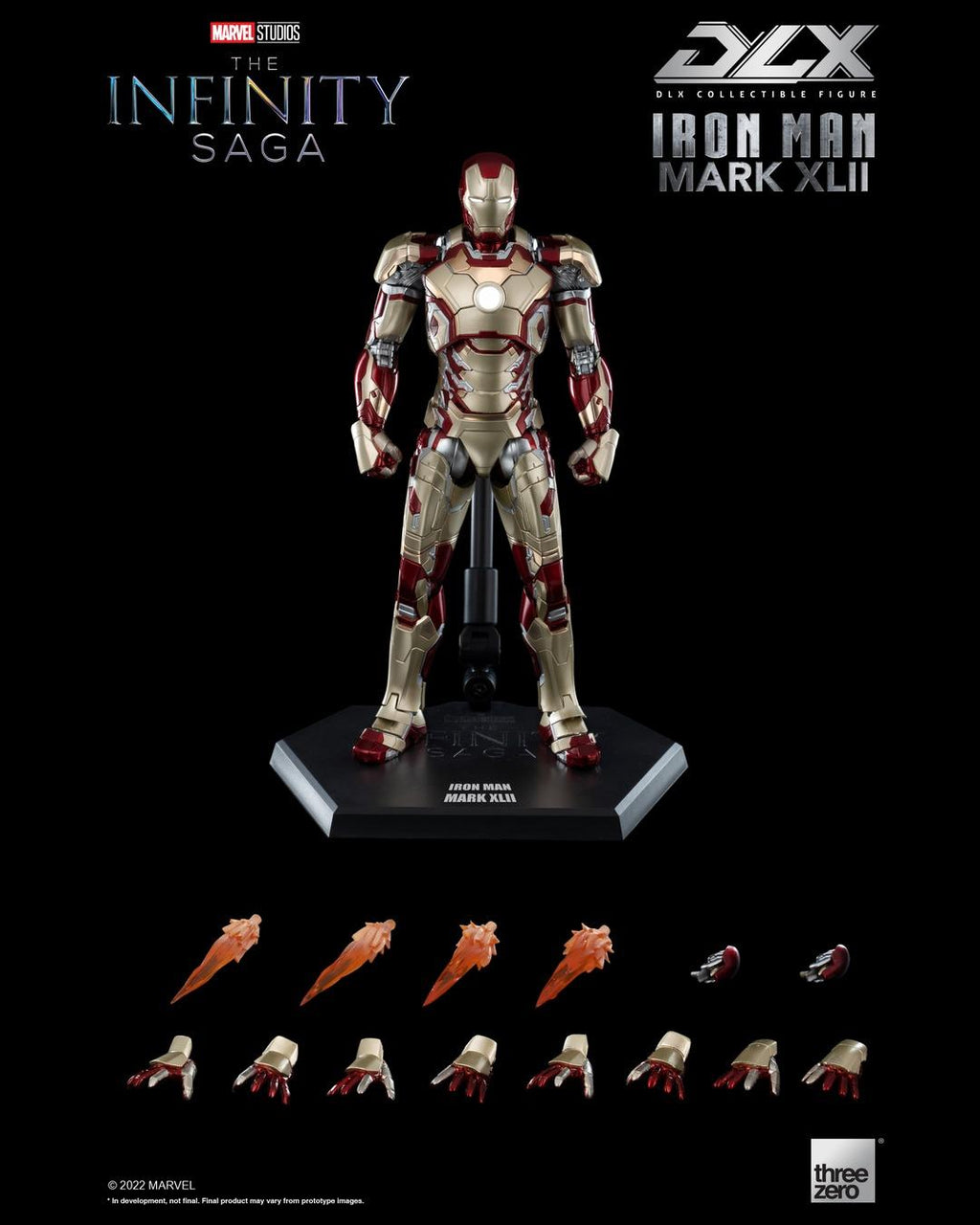 Threezero 3Z0251 1/12 The Infinity Saga - DLX Iron Man Mark 42