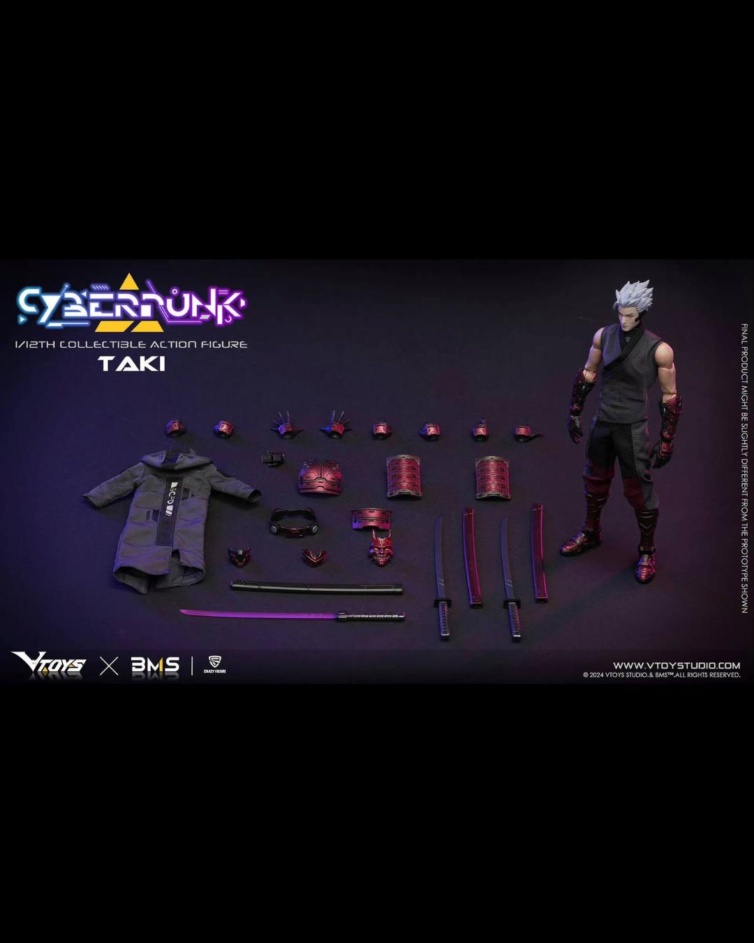 VTOYS x BMS x Crazy Figure VSD012 1/12 Cyberpunk Taki