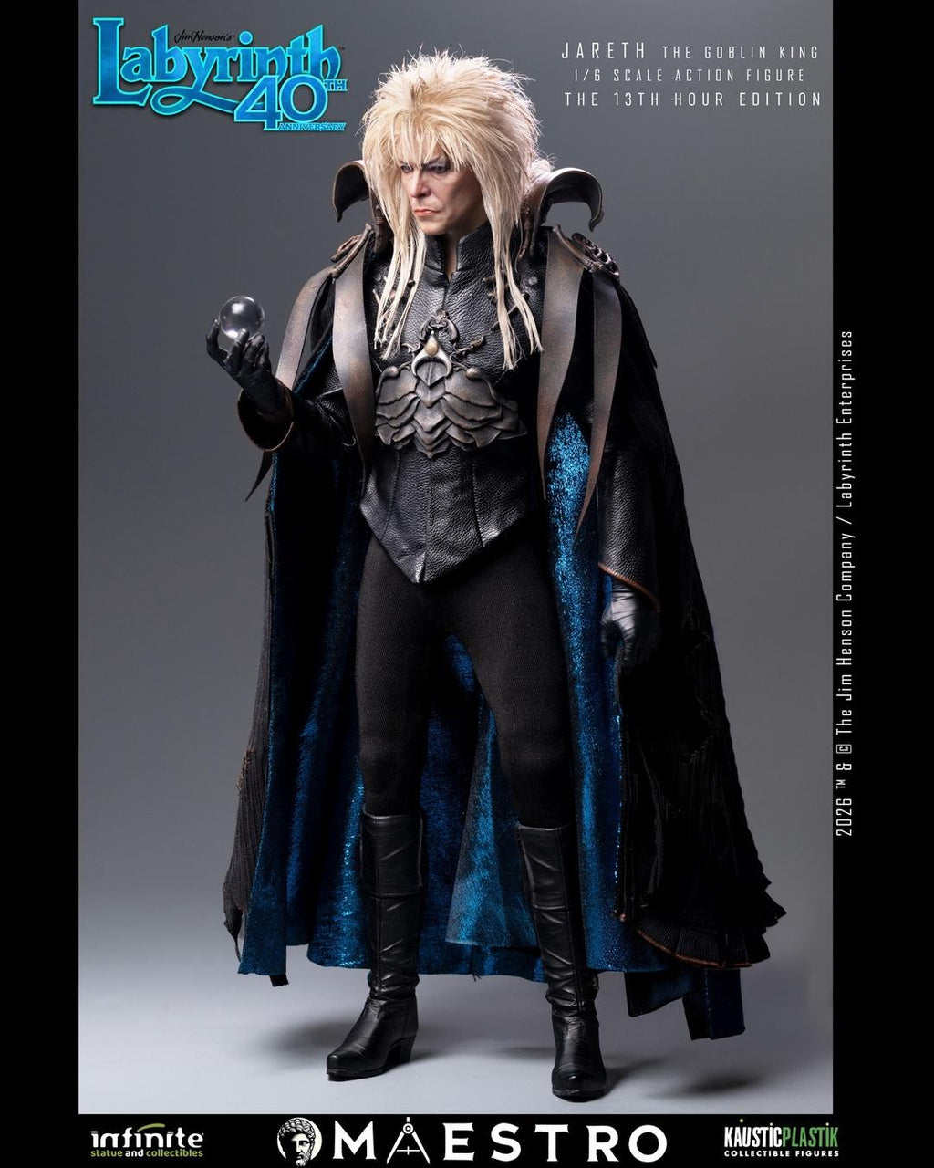 Infinite 1/6 Labyrinth Jareth the Goblin King (13th Hour Edition)
