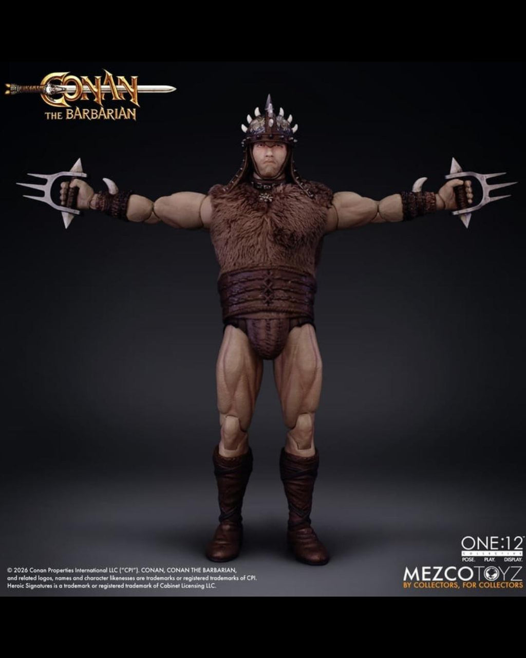 Mezco Toyz ONE:12 Collective Conan The Barbarian (1982) War Paint Edition