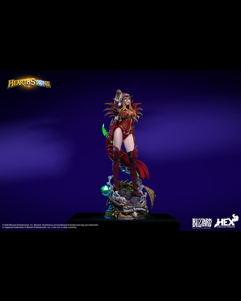 HEX Collectibles x Blizzard Entertainment HEXHS09 1/6 Hearthstone Valeera Sanguinar Statue