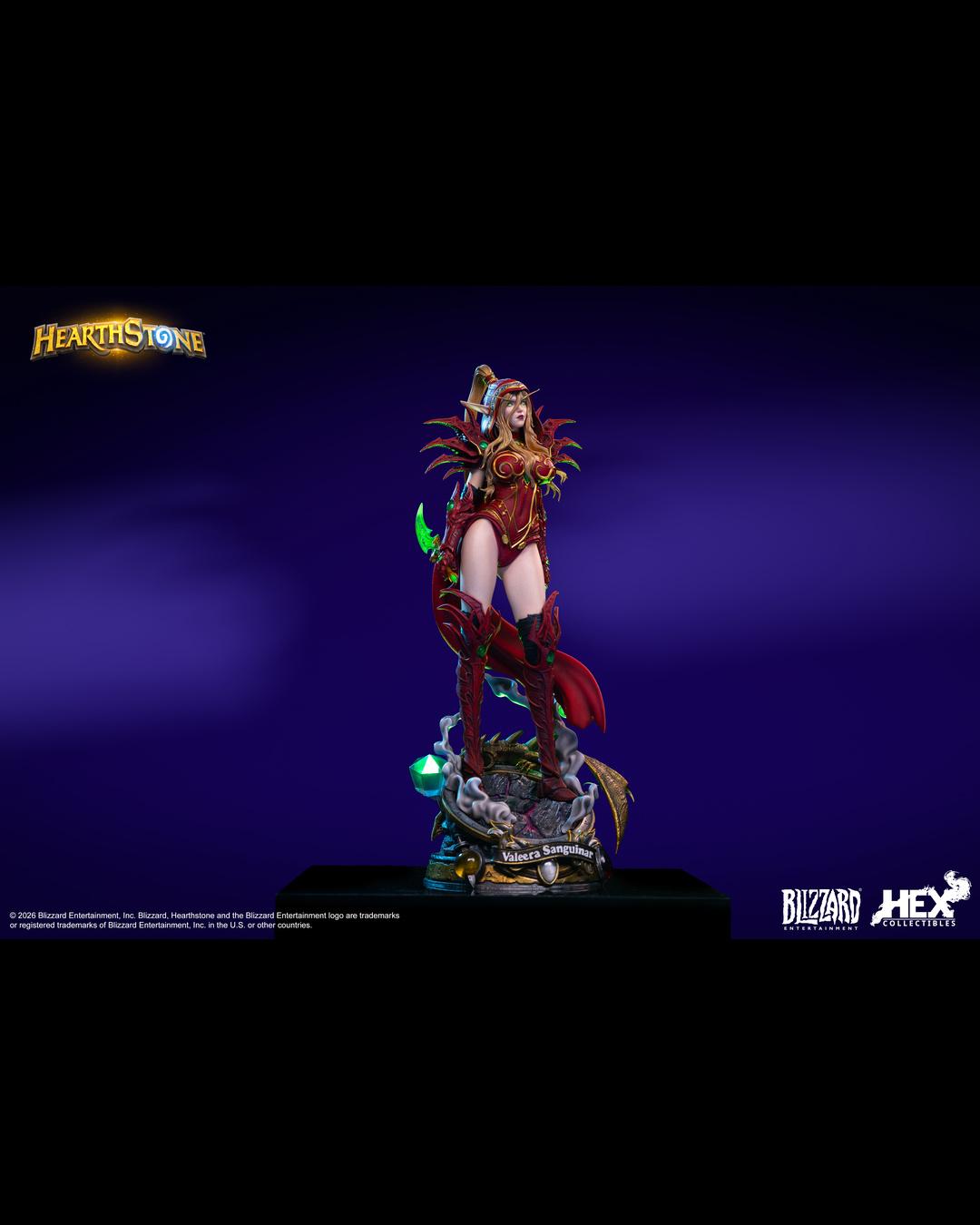 HEX Collectibles x Blizzard Entertainment HEXHS09 1/6 Hearthstone Valeera Sanguinar Statue