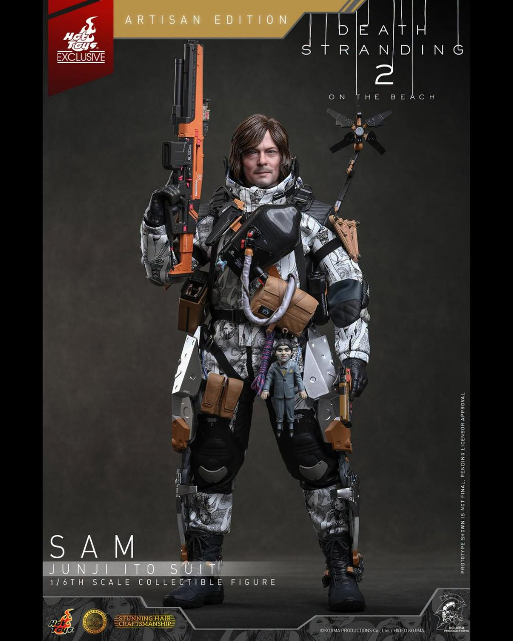 Hot Toys Exclusive VGM90AE 1/6 Death Stranding 2 On the Beach - Sam (Junji Ito Suit) (Artisan Edition)