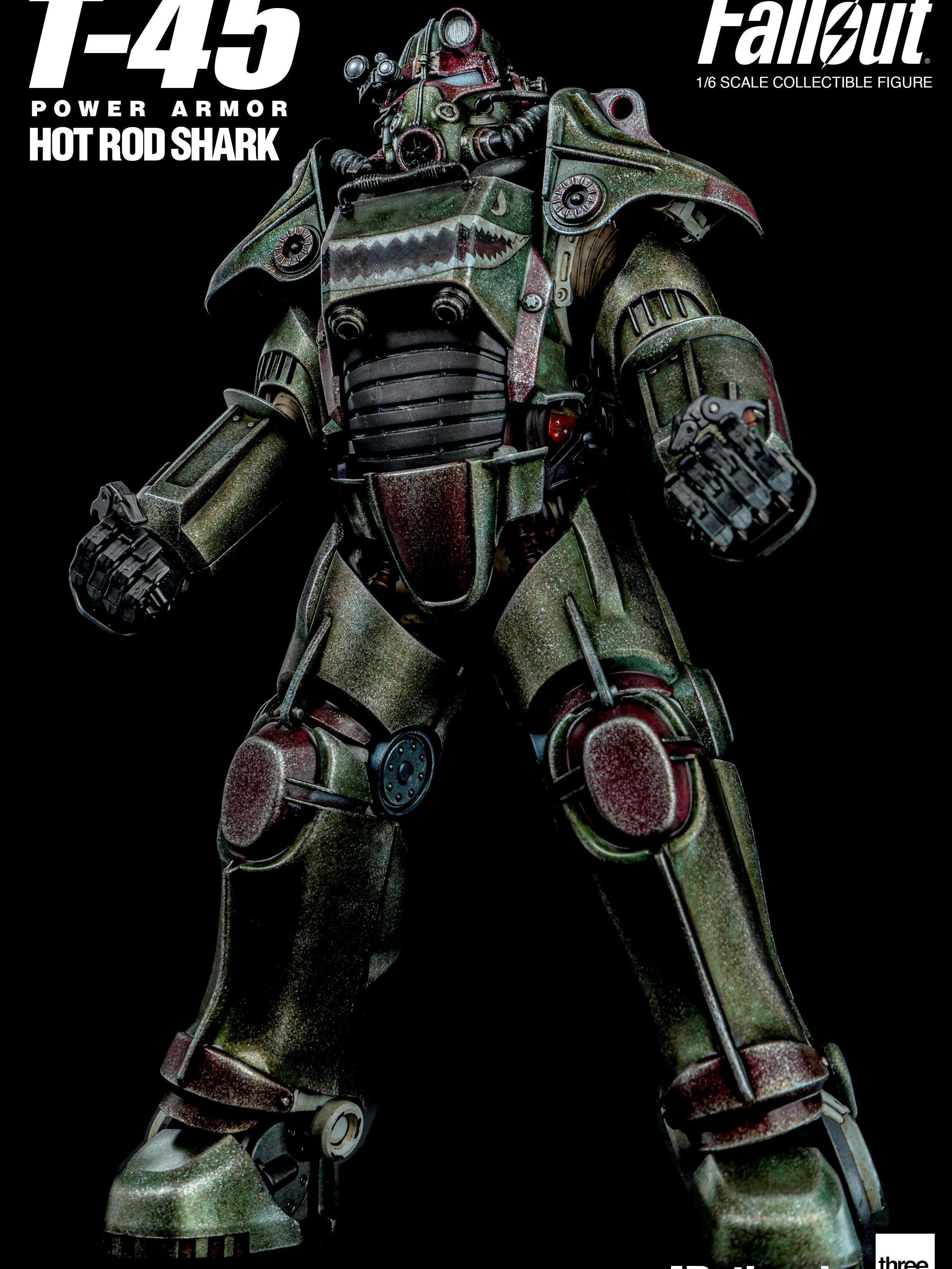 Threezero 3Z0309 1/6 Fallout T-45 Hot Rod Shark Armor Pack