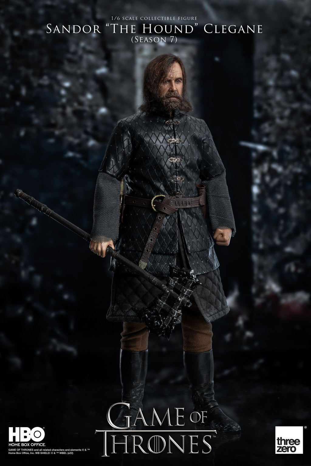 Threezero 3Z0302 1/6 Game of Thrones Sandor The Hound Clegane