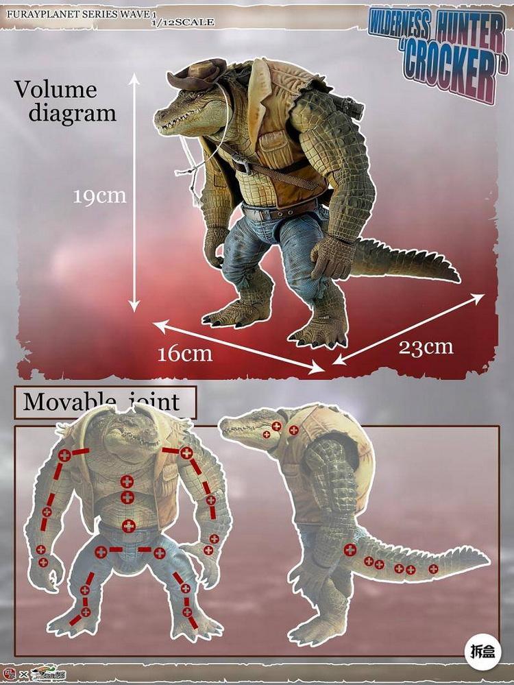 Maestro Union 1/12 FuRay Planet Series 1 Wilderness Hunter Crocker
