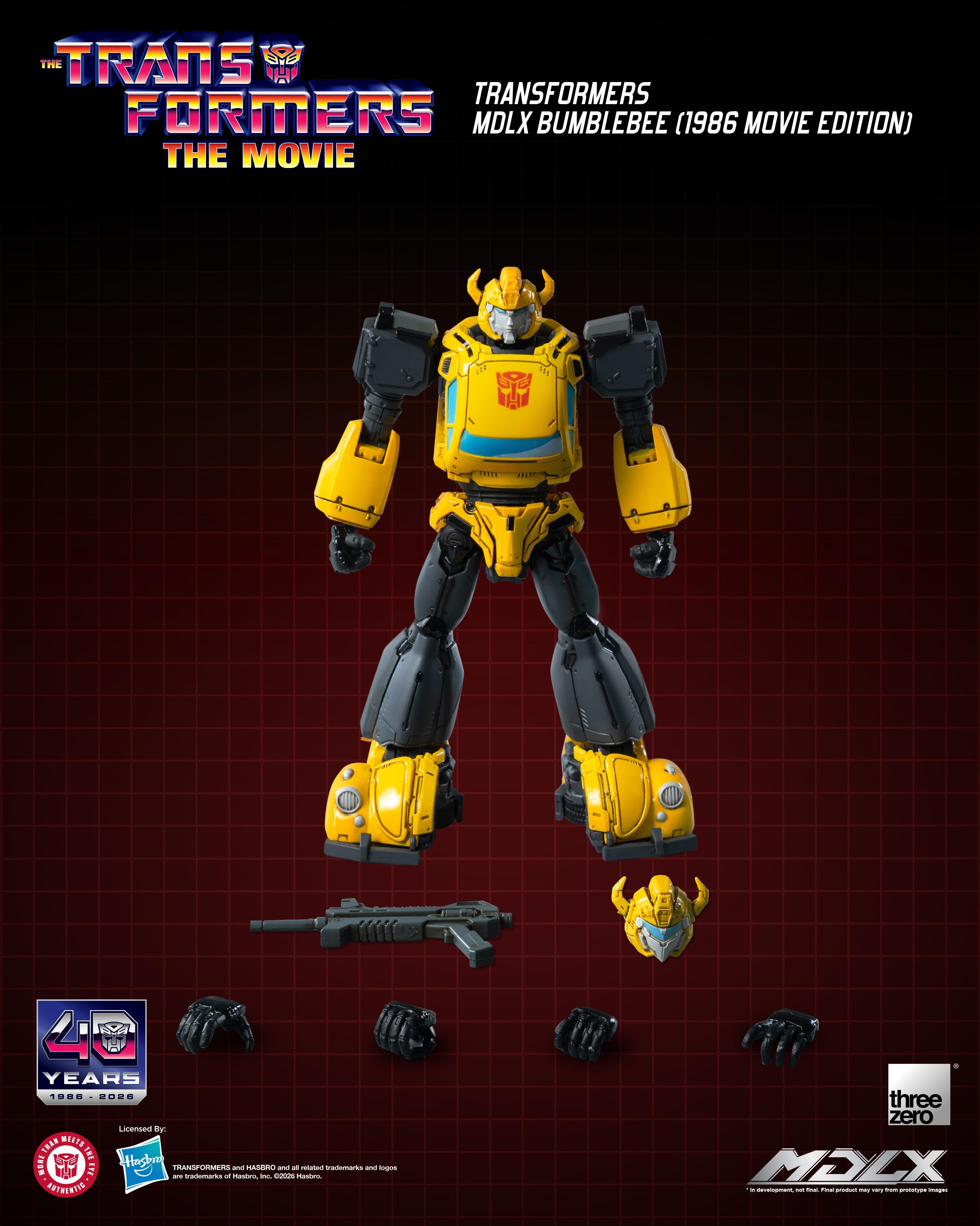 Threezero 3Z1162 Transformers MDLX Bumblebee (1986 Movie Edition)