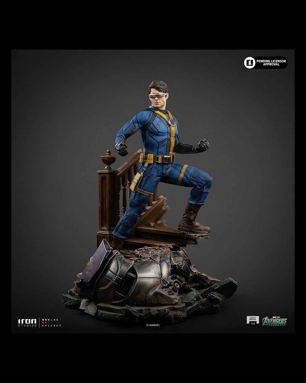 Iron Studios Legacy Replica 1/4 Avengers Doomsday X-Men Cyclops Statue (Regular Ver.)