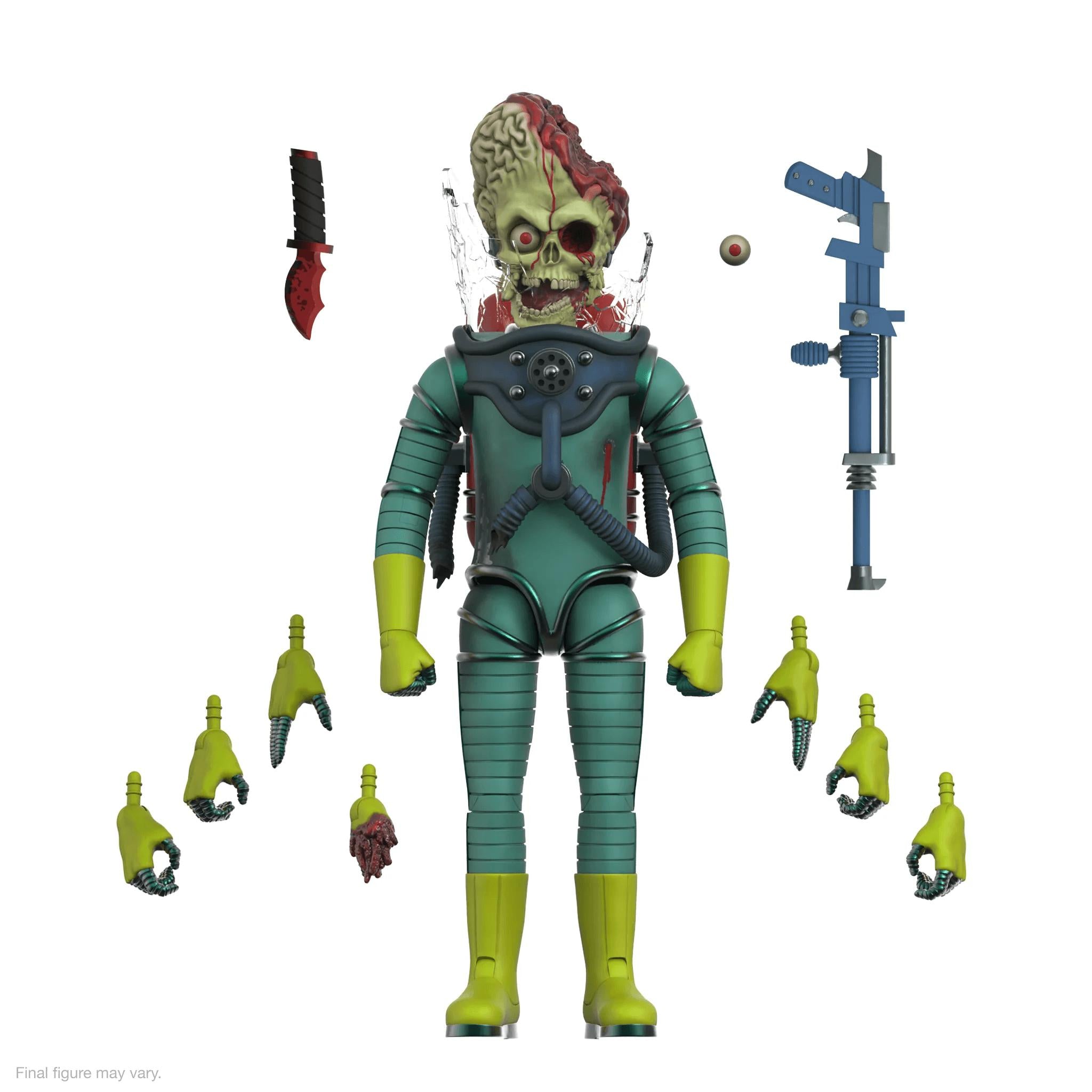 Super7 ULTIMATES! Mars Attacks Wave 1 Martian (Smashing The Enemy)