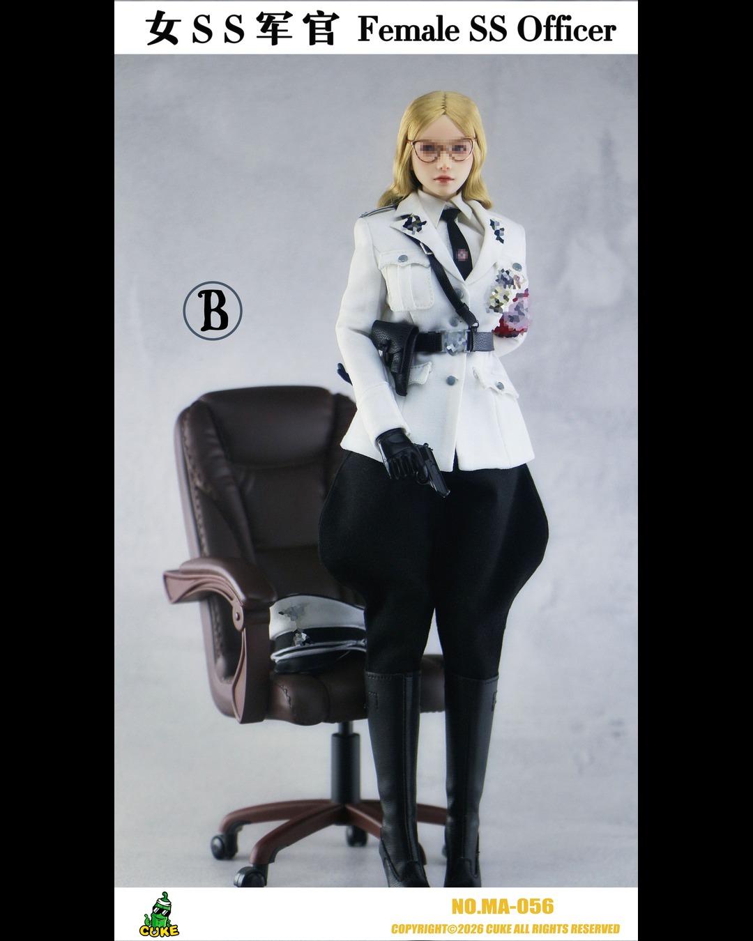 Cuke Toys MA-056 1/6 Female SS Officer Outfit Set