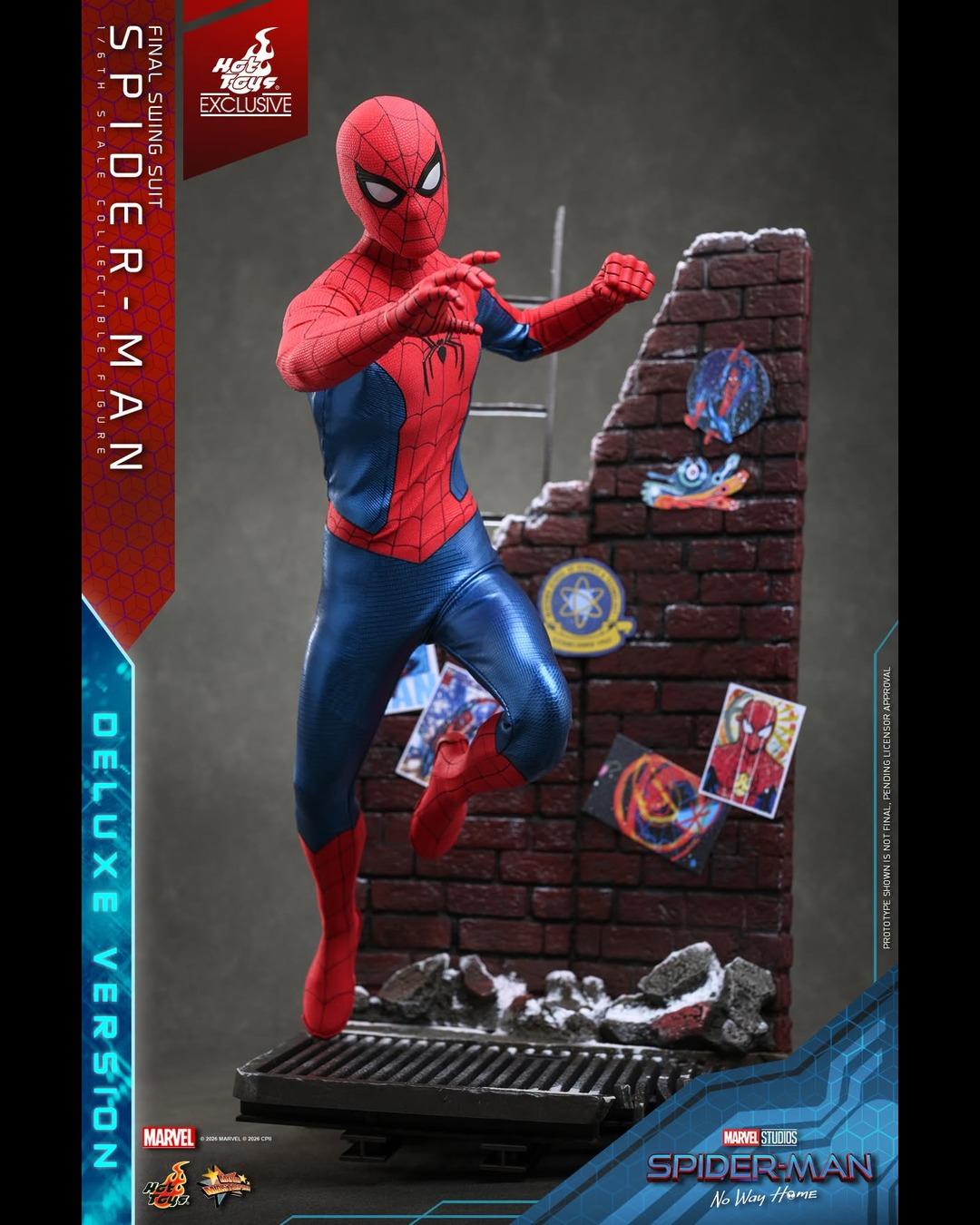Hot Toys MMS922 1/6 Spider-Man : No Way Home - Spider-Man (Final Swing Suit) (Deluxe Ver)