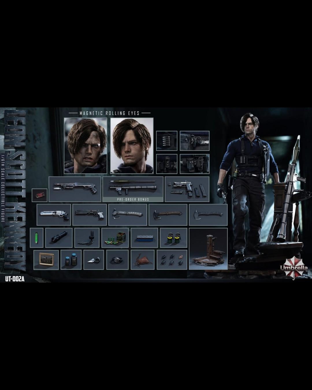 Umbrella UT-002A 1/6 FBI Agent (Rooted Hair Ver.)