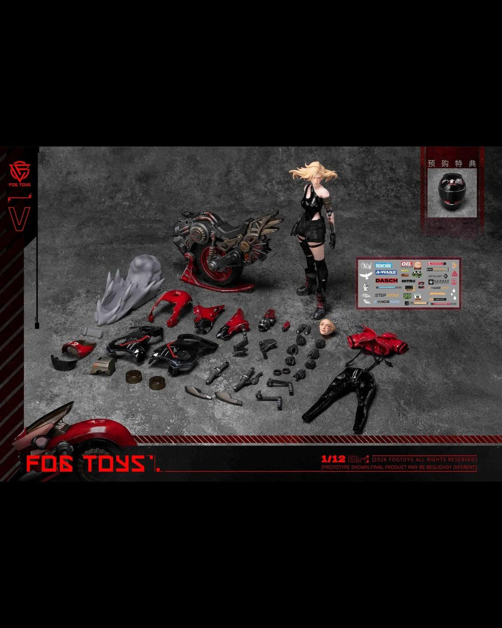 FOG TOYS EA-03 1/12 Fantasy Alphabet Series V