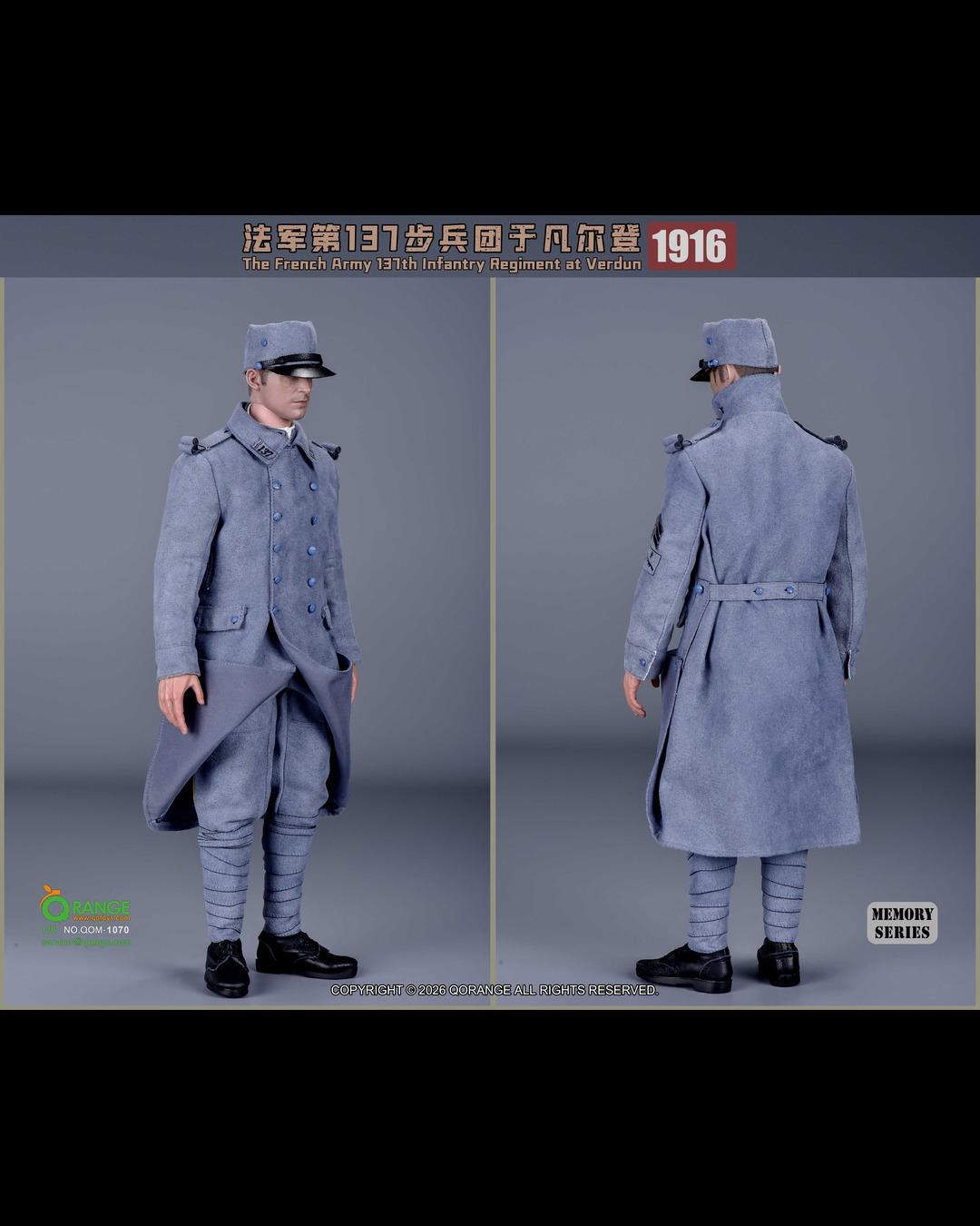 QORANGE TOYS QOM-1070 1/6 The French Army 137th Infantry Regiment at Verdun (1916)