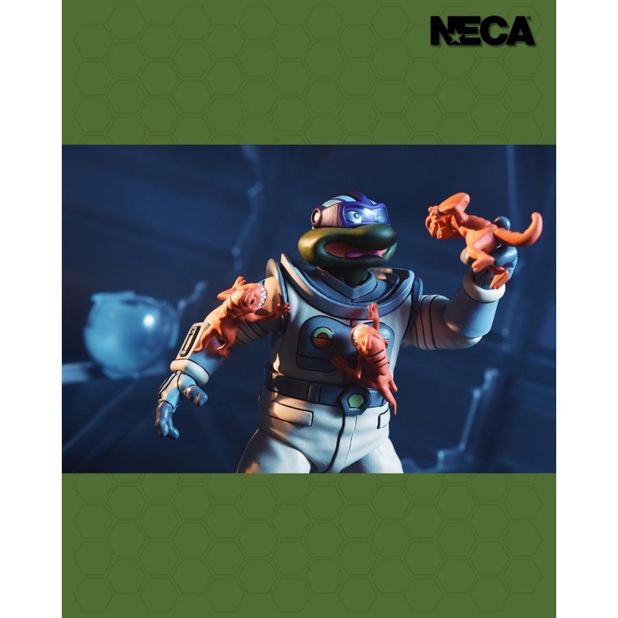 NECA 7" TMNT Cartoon Samurai Adventure Michelangelo & Space Adventure Donatello 2-Pack
