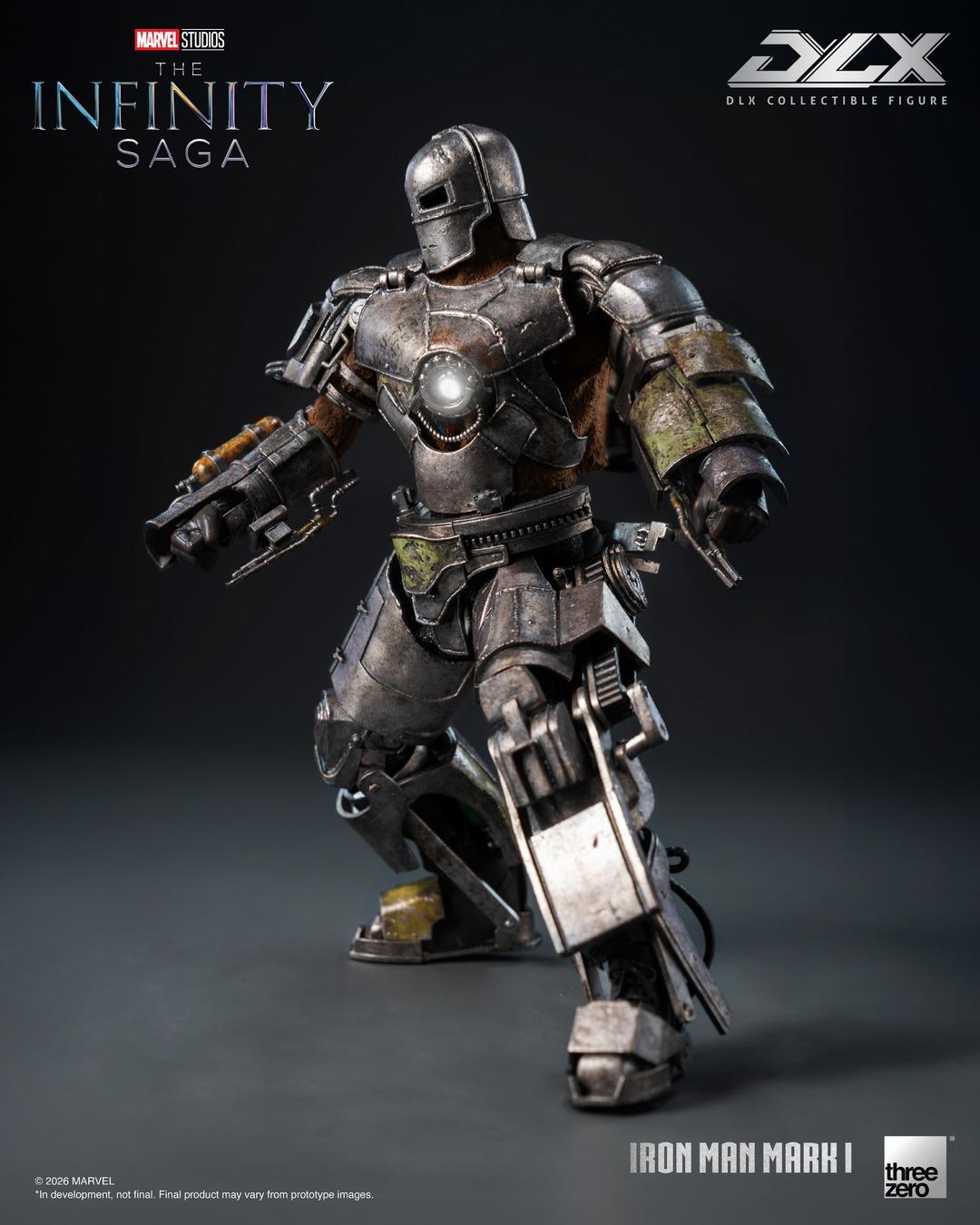 Threezero 3Z0320 1/12 Marvel Studios : The Infinity Saga DLX Iron Man Mark 1