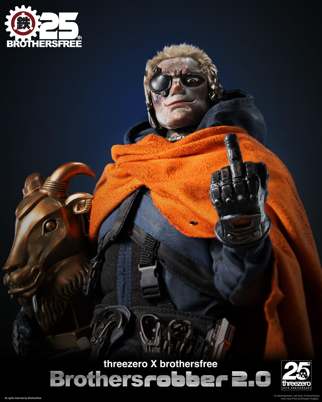 Threezero 3Z1074 Brothersfree 1/6 Brothers Robber 2.0