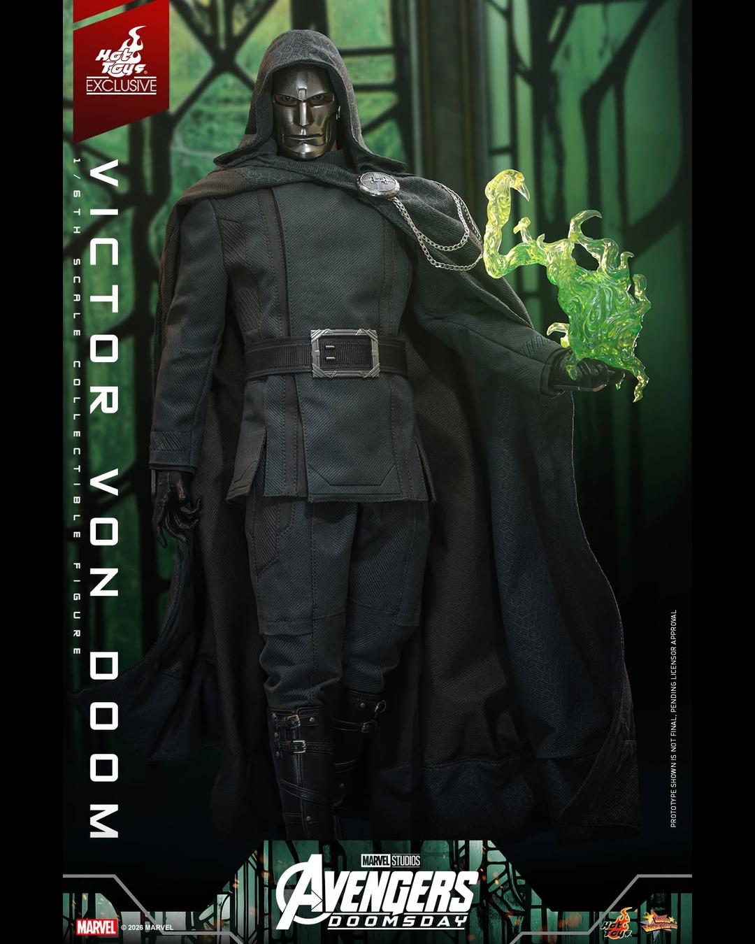 Hot Toys Exclusive MMS902 1/6 Avengers Doomsday : Victor Von Doom
