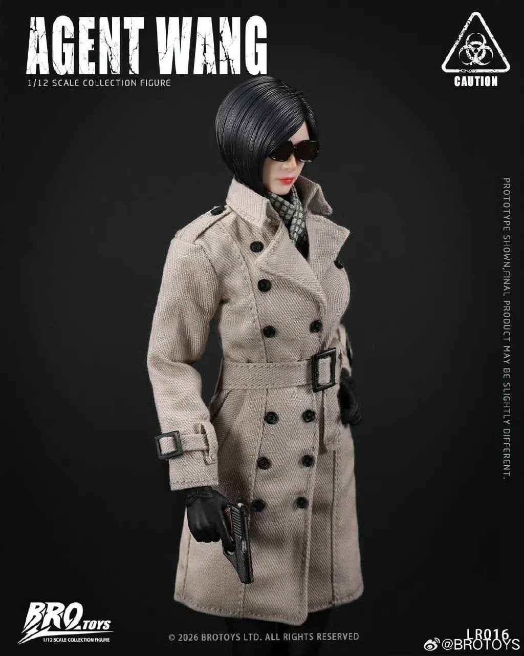 BROTOYS LR016 1/12 Agent Wang