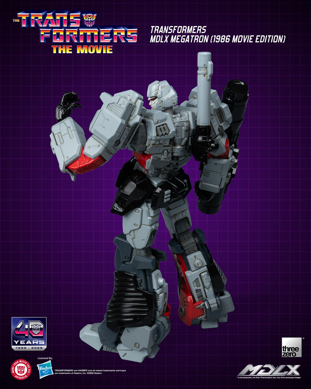 Threezero 3Z1163 Transformers MDLX Megatron (1986 Movie Edition)