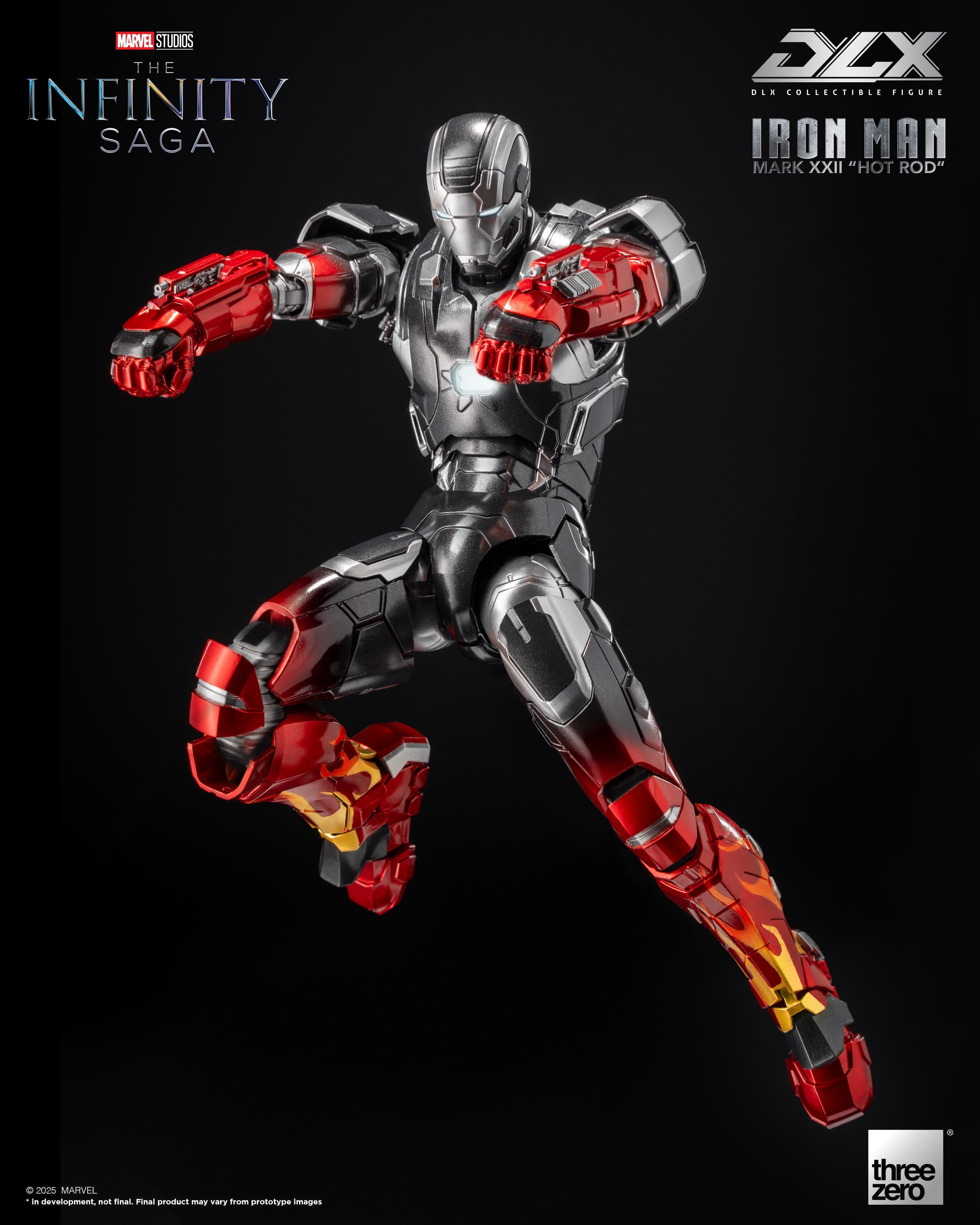 Threezero 3Z0945 1/12 The Infinity Saga DLX Iron Man Mark 22 Hot Rod