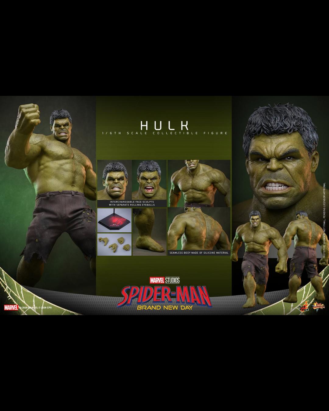 Hot Toys MMS905 1/6 Spider-Man Brand New Day - Hulk