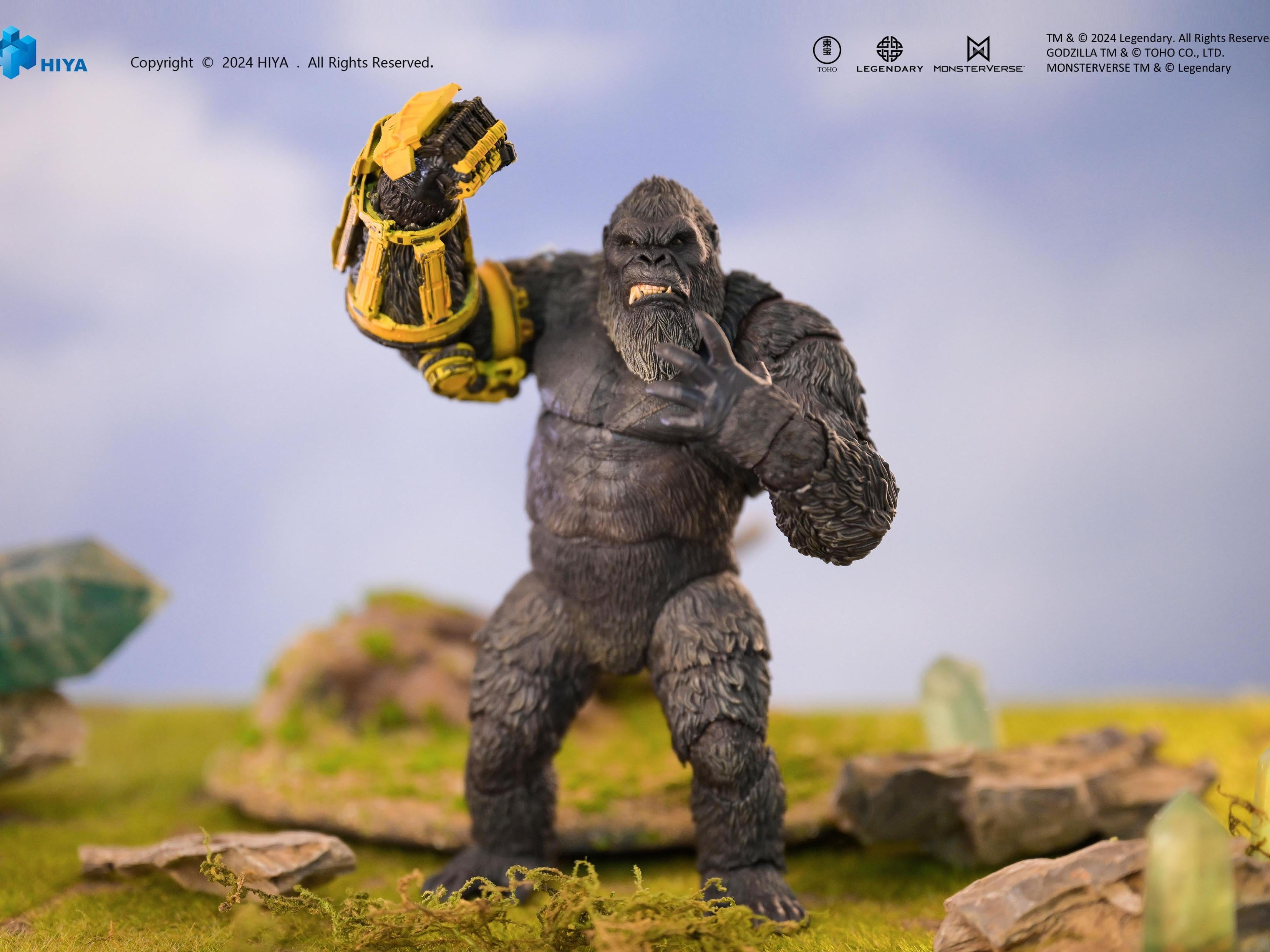 HIYA TOYS EBG0433 Godzilla x Kong The New Empire Kong (B.E.A.S.T. Glove Ver.)