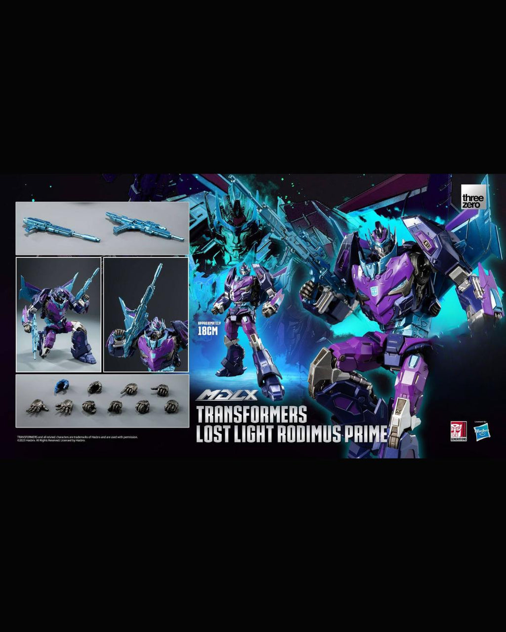 Threezero 3Z0855 MDLX Transformers Lost Light Rodimus Prime (Regional Exclusive)