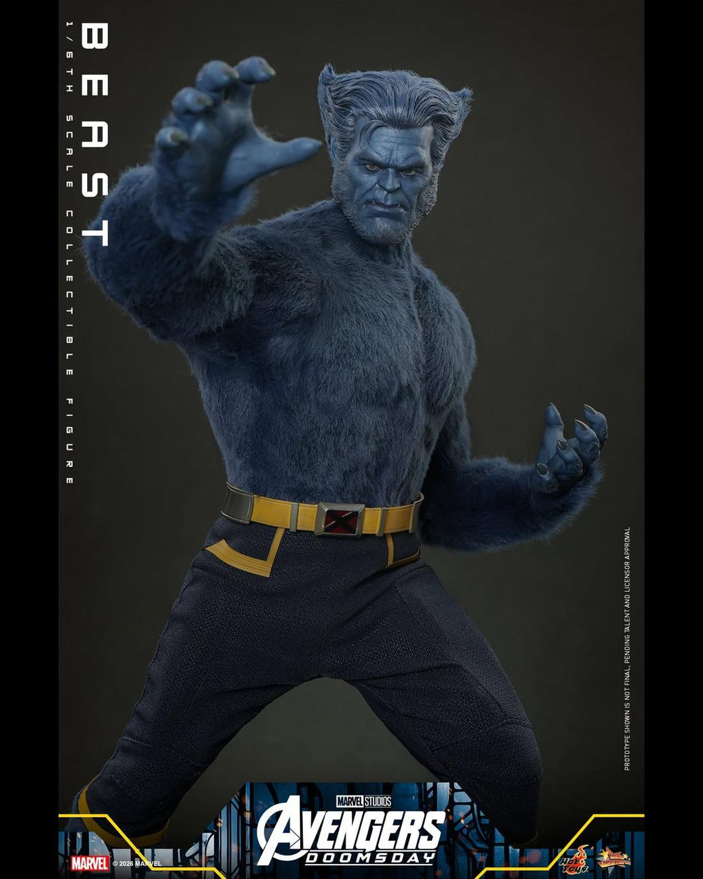 Hot Toys MMS920 1/6 Avengers Doomsday : Beast (Regular Ver.)